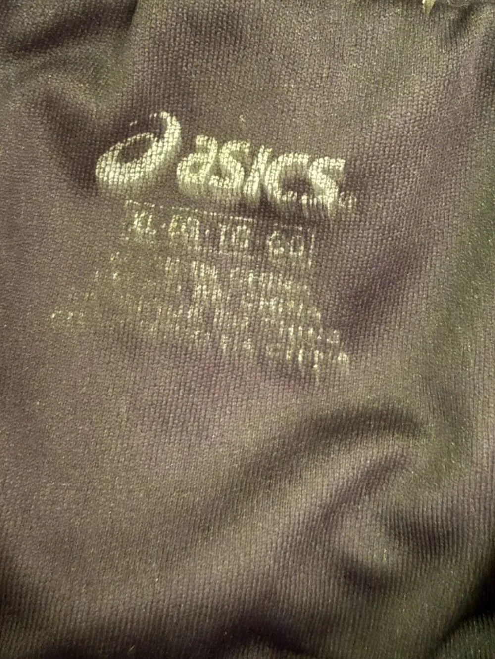 Asics Reflective Logo Tiebreaker Training Shorts Black & Grey Geometric Print XL